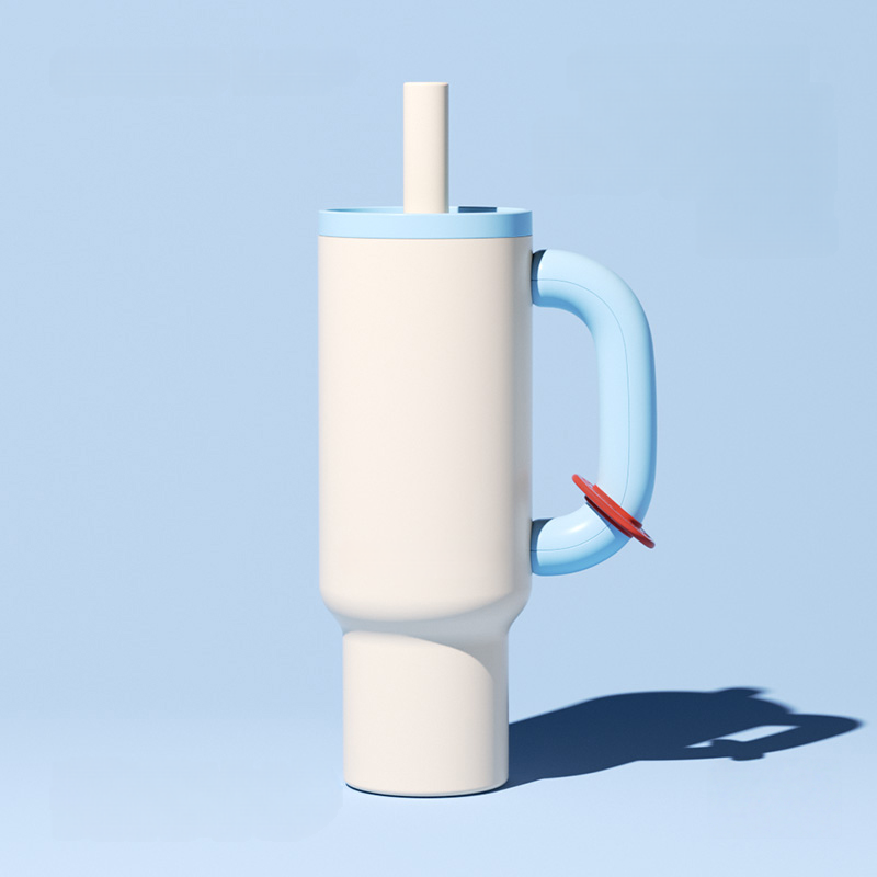 CHaKOLAB Hexu Jumbo Straw Insulated Tumbler – Stylish Large-Capacity Car Cup