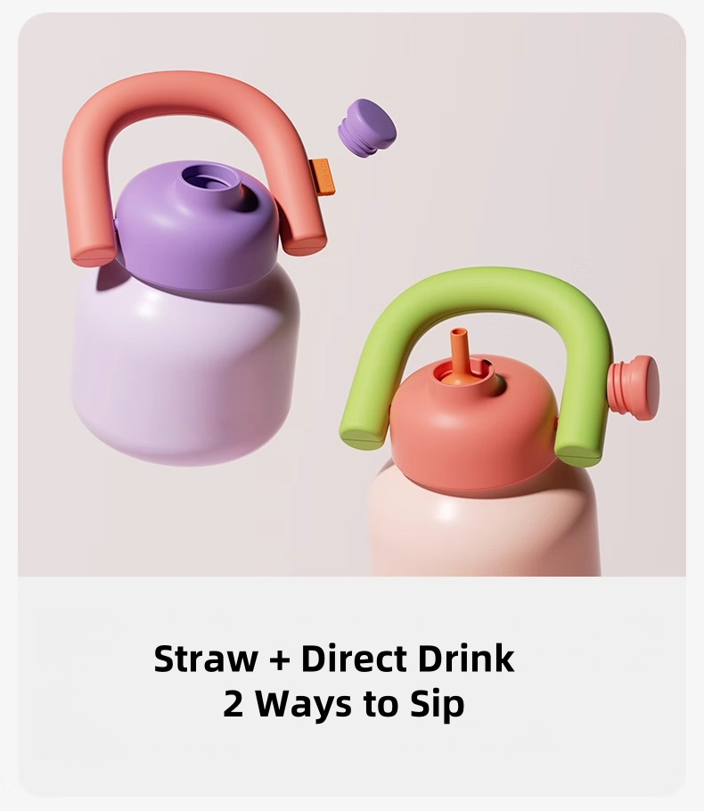 Large-Capacity Portable Insulated Cup | Sip-and-Go Carry Pot