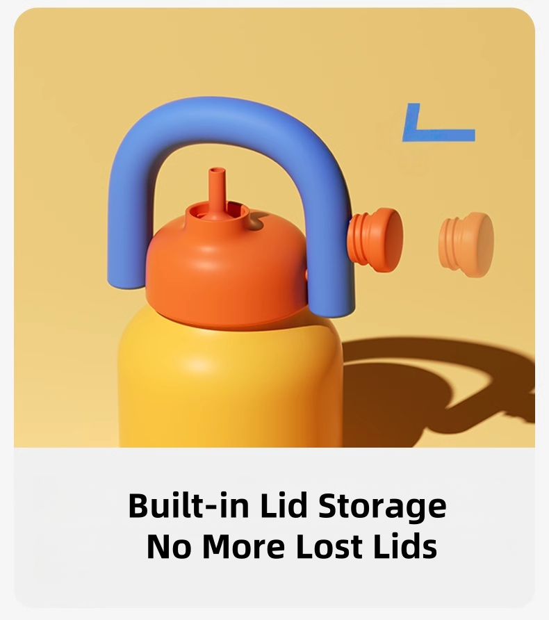 Large-Capacity Portable Insulated Cup | Sip-and-Go Carry Pot