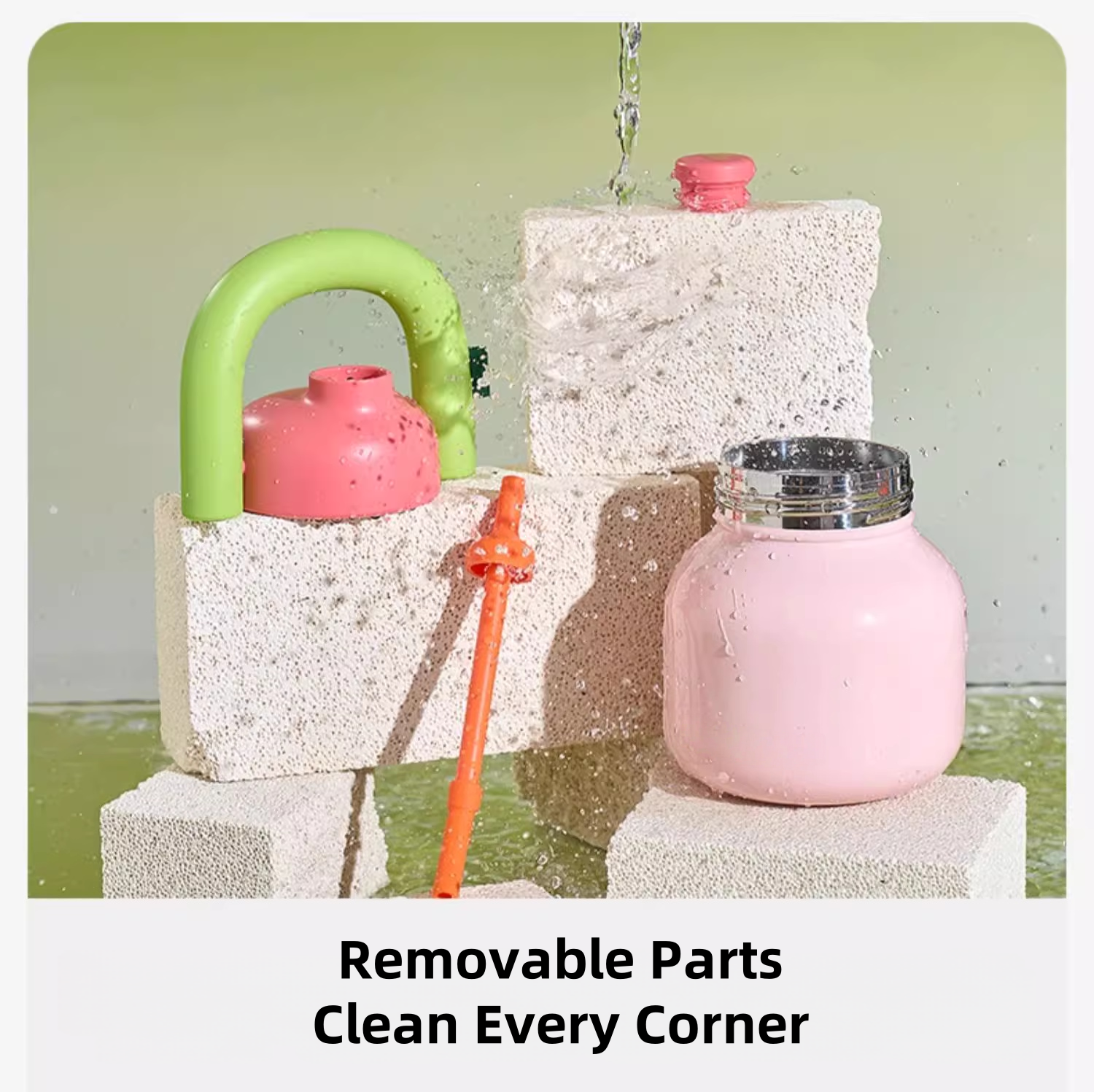 Large-Capacity Portable Insulated Cup | Sip-and-Go Carry Pot