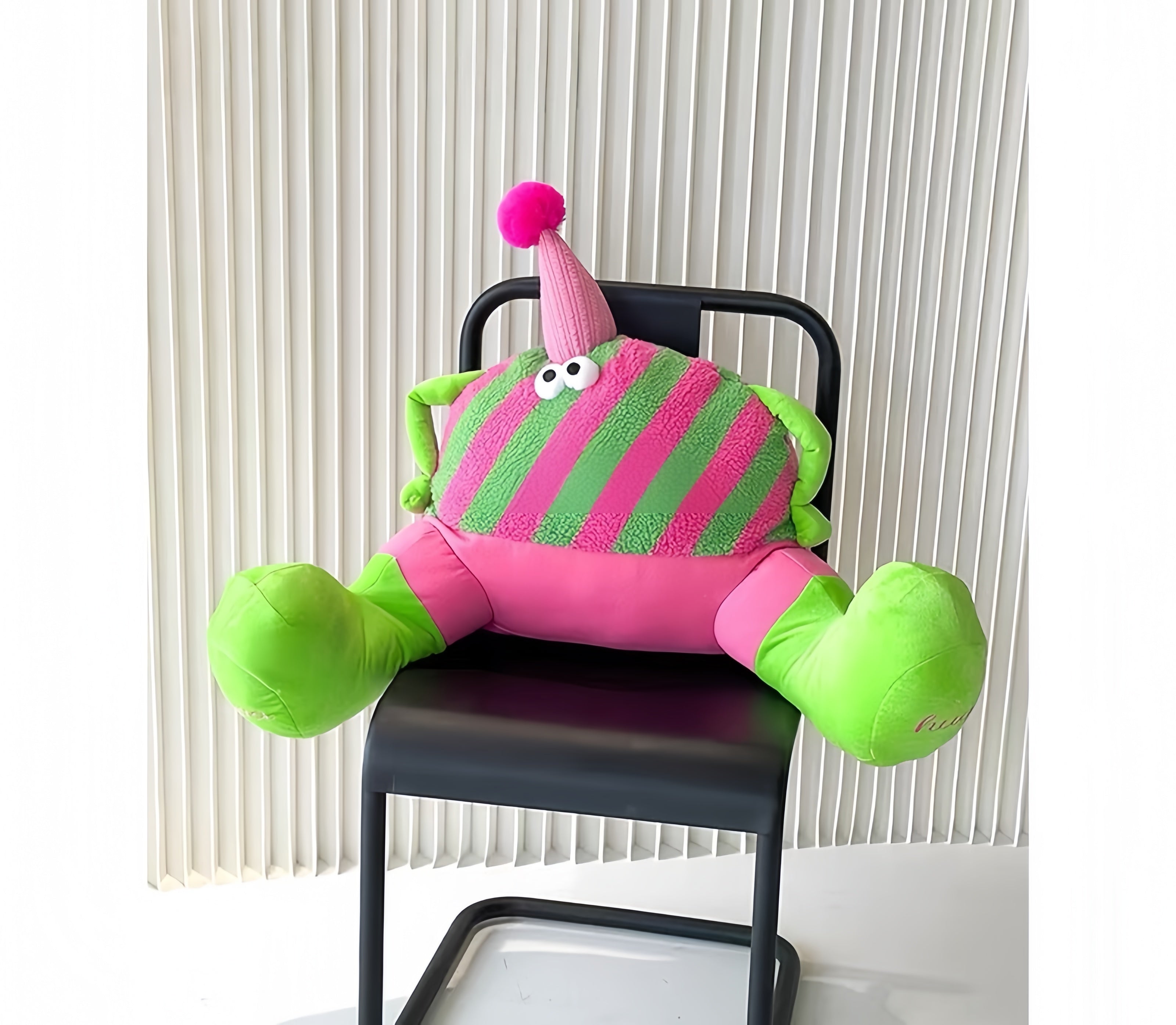 Cartoon Monster Lumbar Pillow – Cute Soft Cushion for Sofa & Office