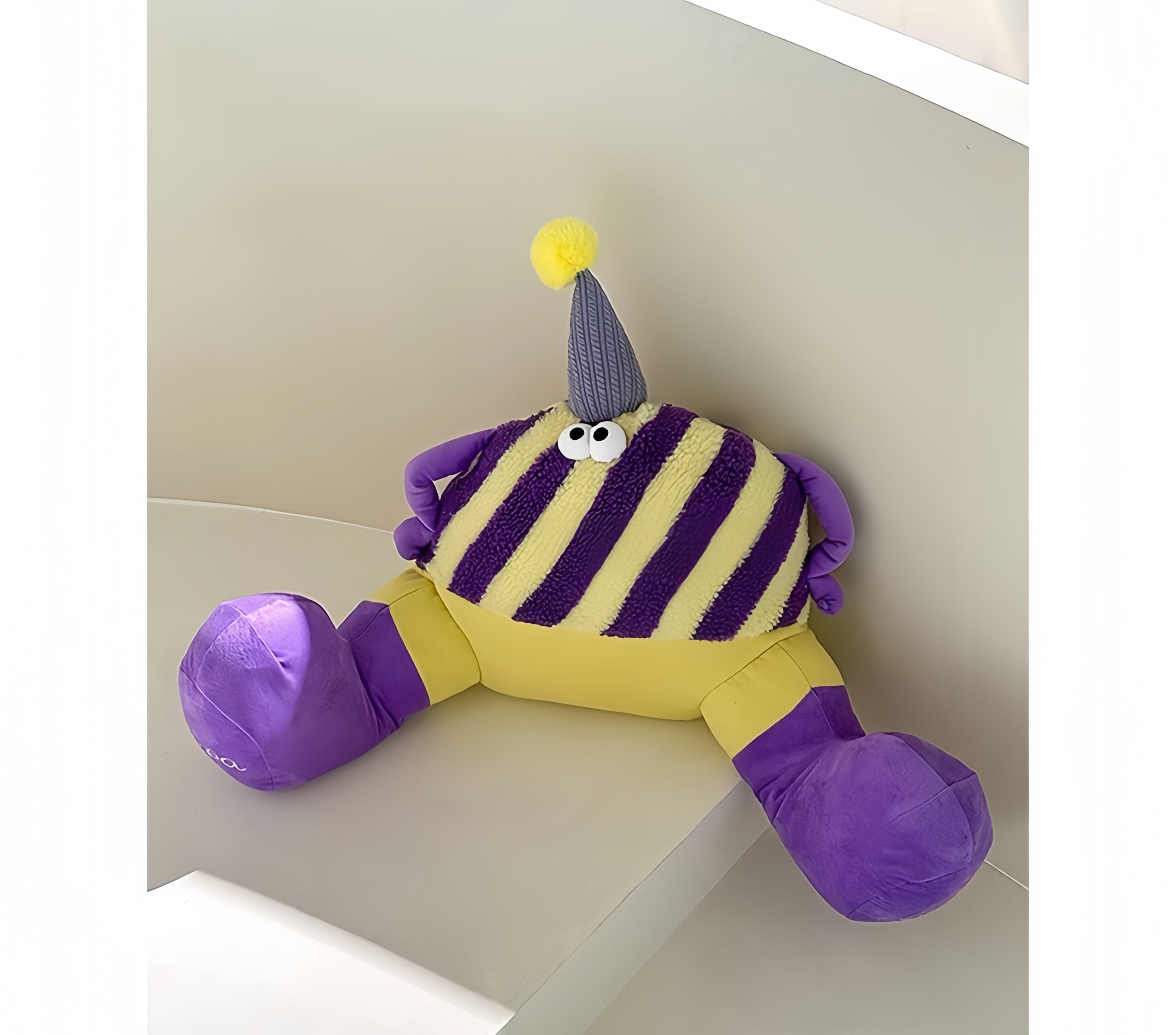 Cartoon Monster Lumbar Pillow – Cute Soft Cushion for Sofa & Office