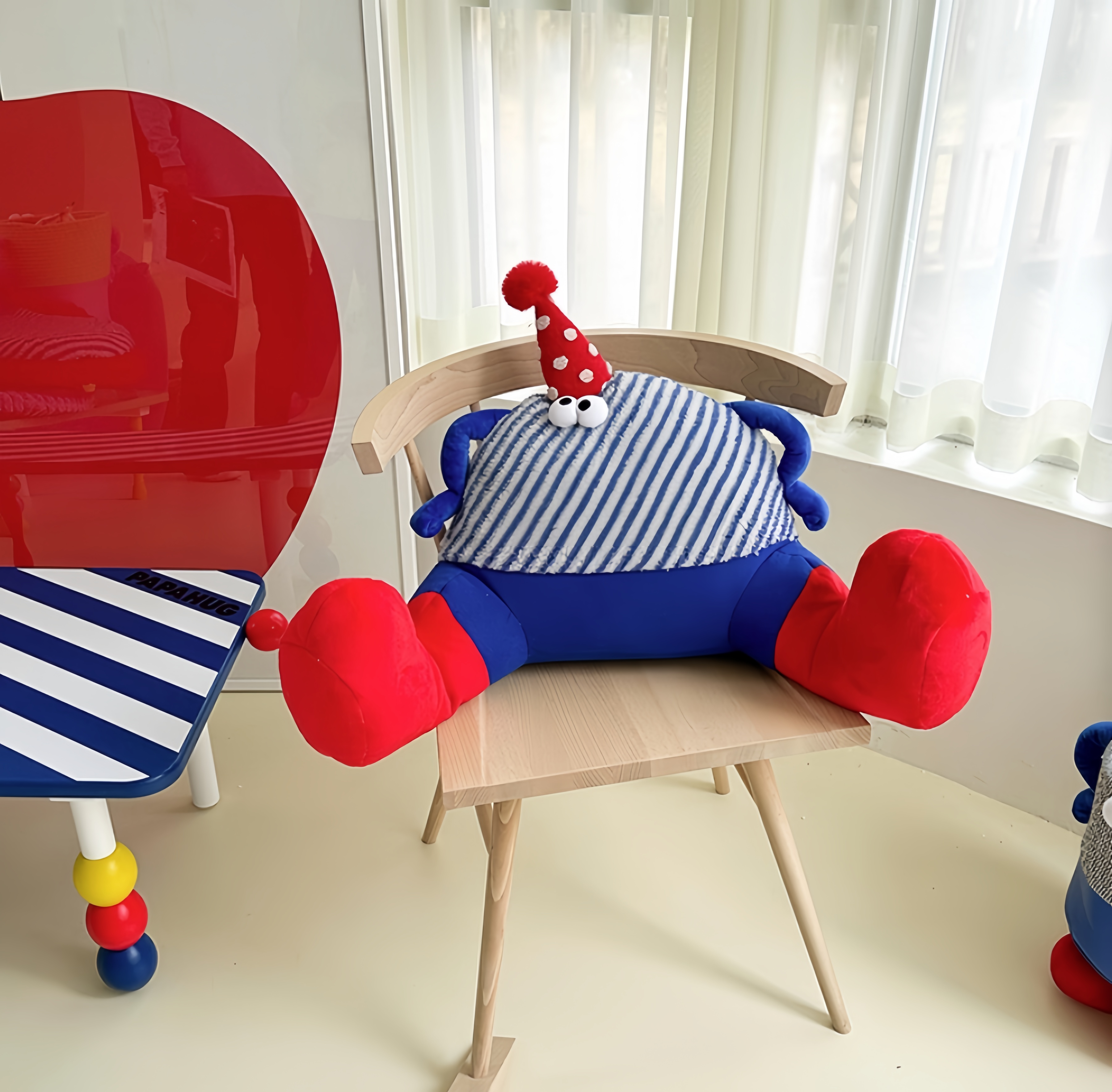 Cartoon Monster Lumbar Pillow – Cute Soft Cushion for Sofa & Office