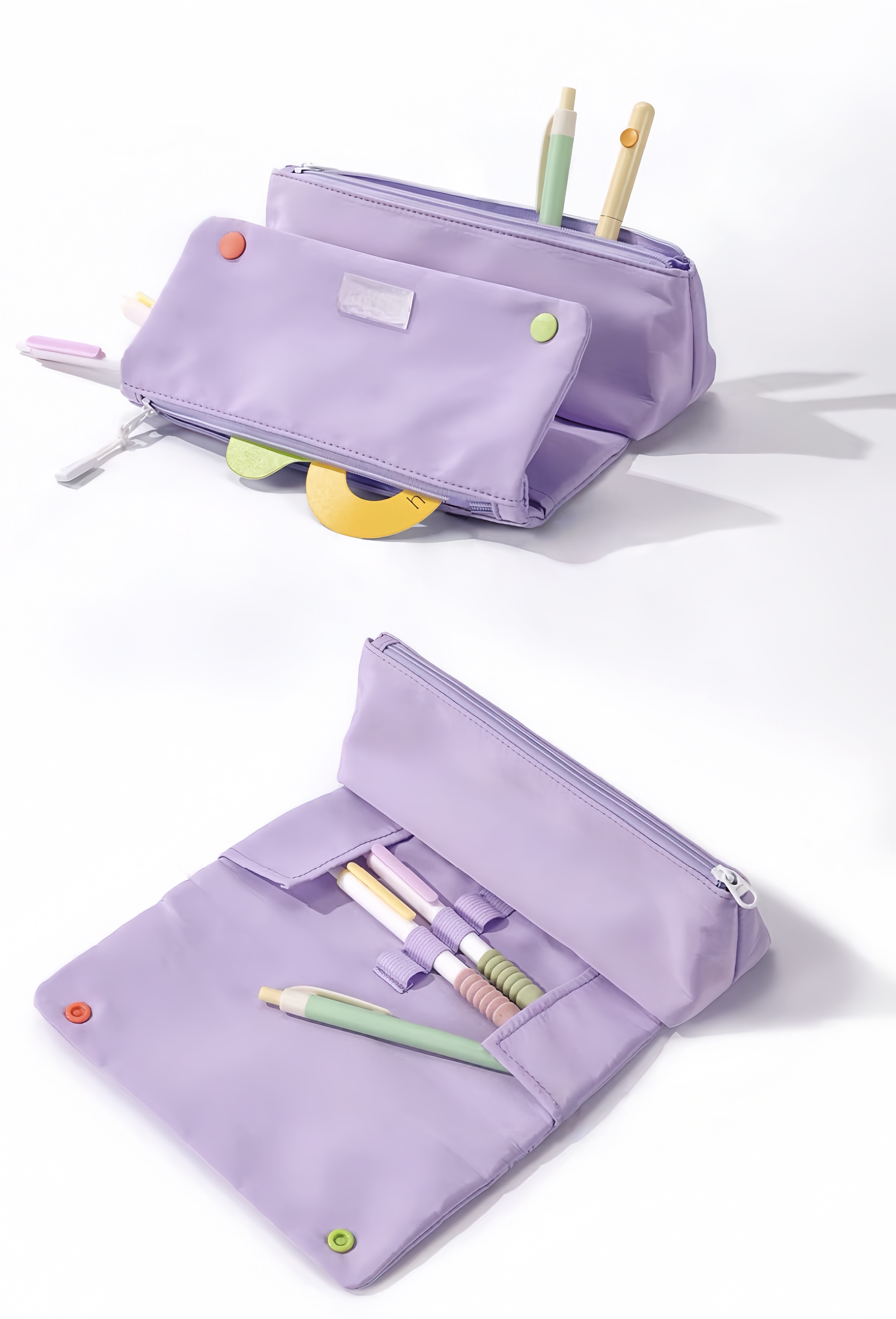Minimalist Roll-Up Pencil Case