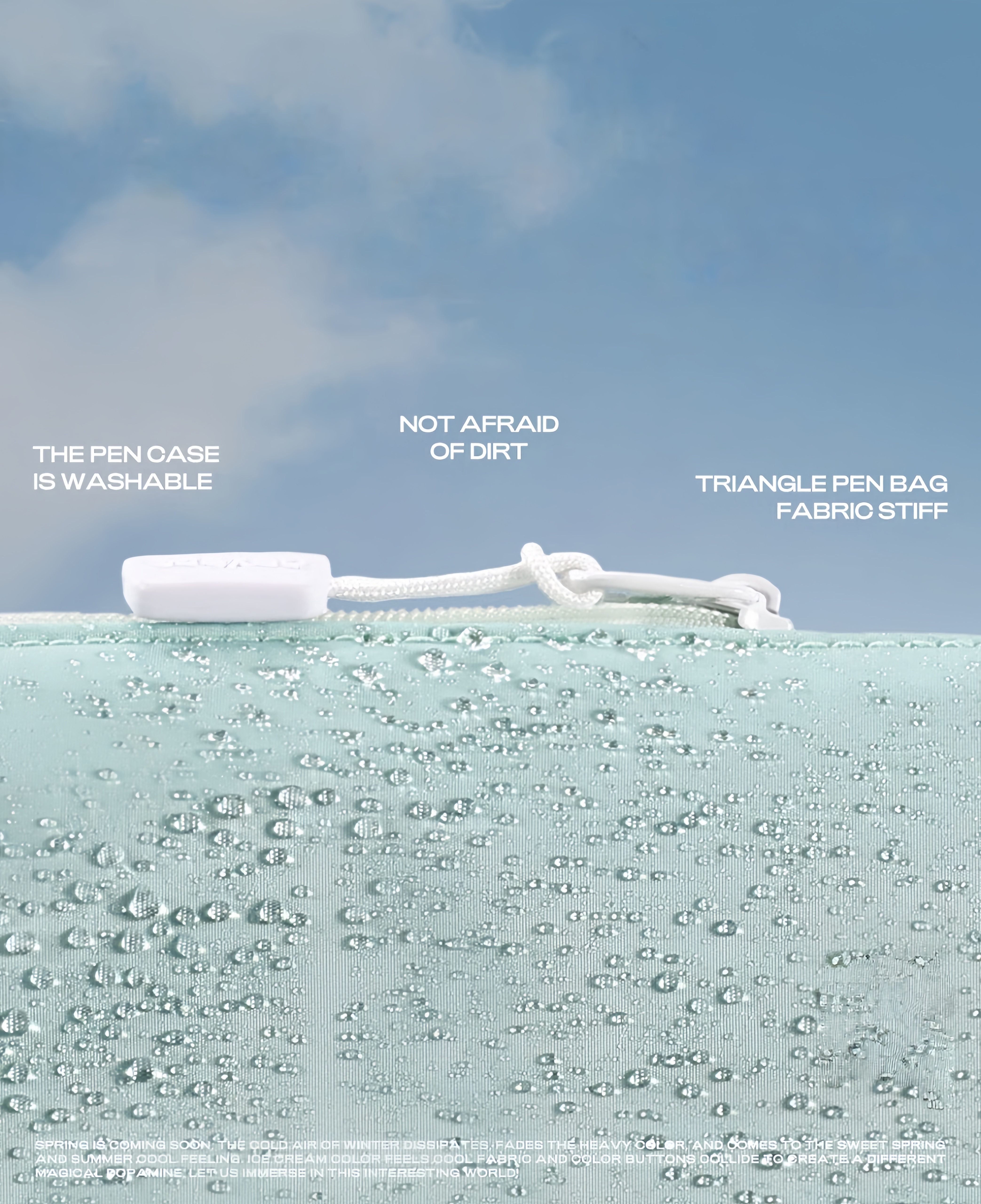 Minimalist Roll-Up Pencil Case