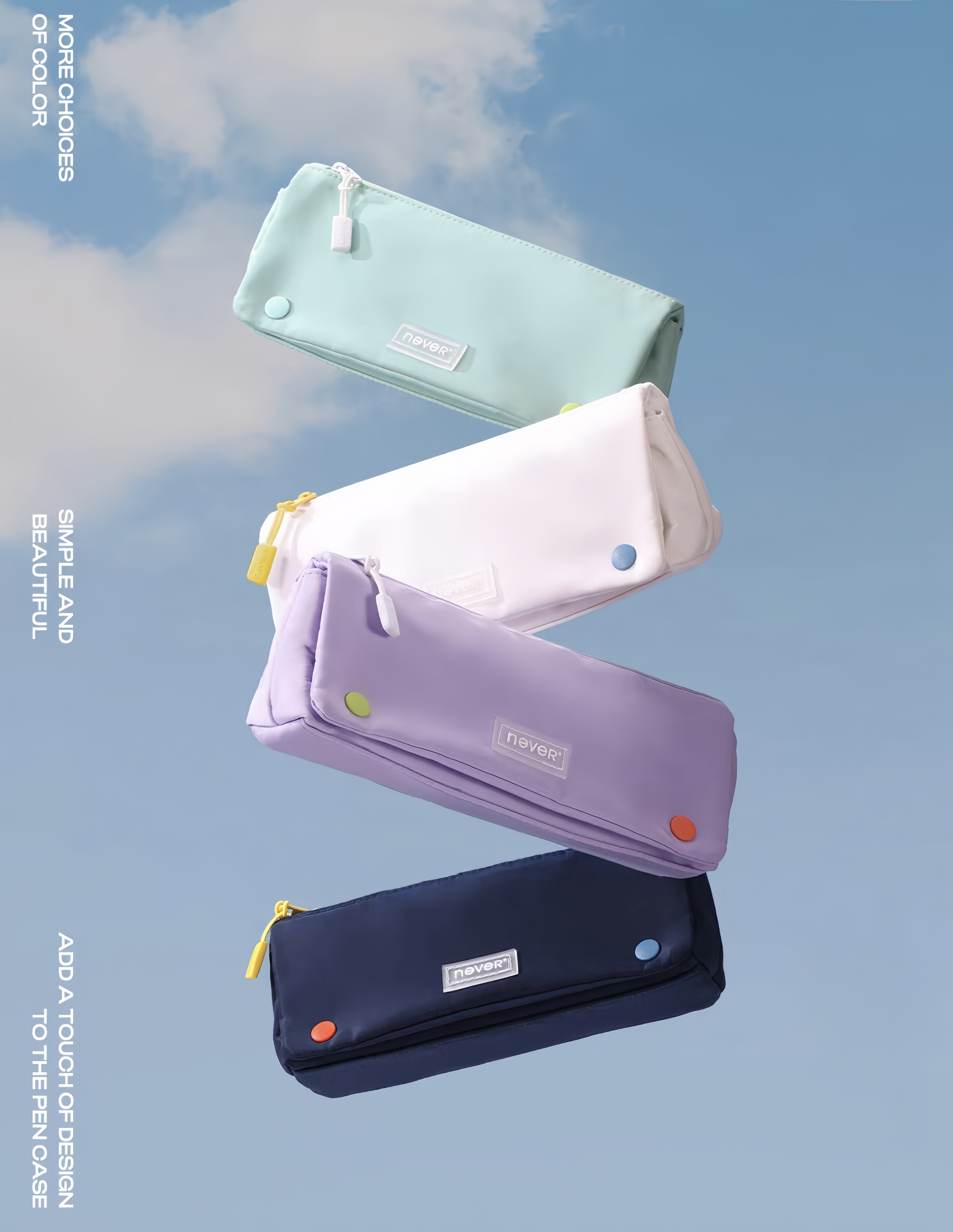 Minimalist Roll-Up Pencil Case