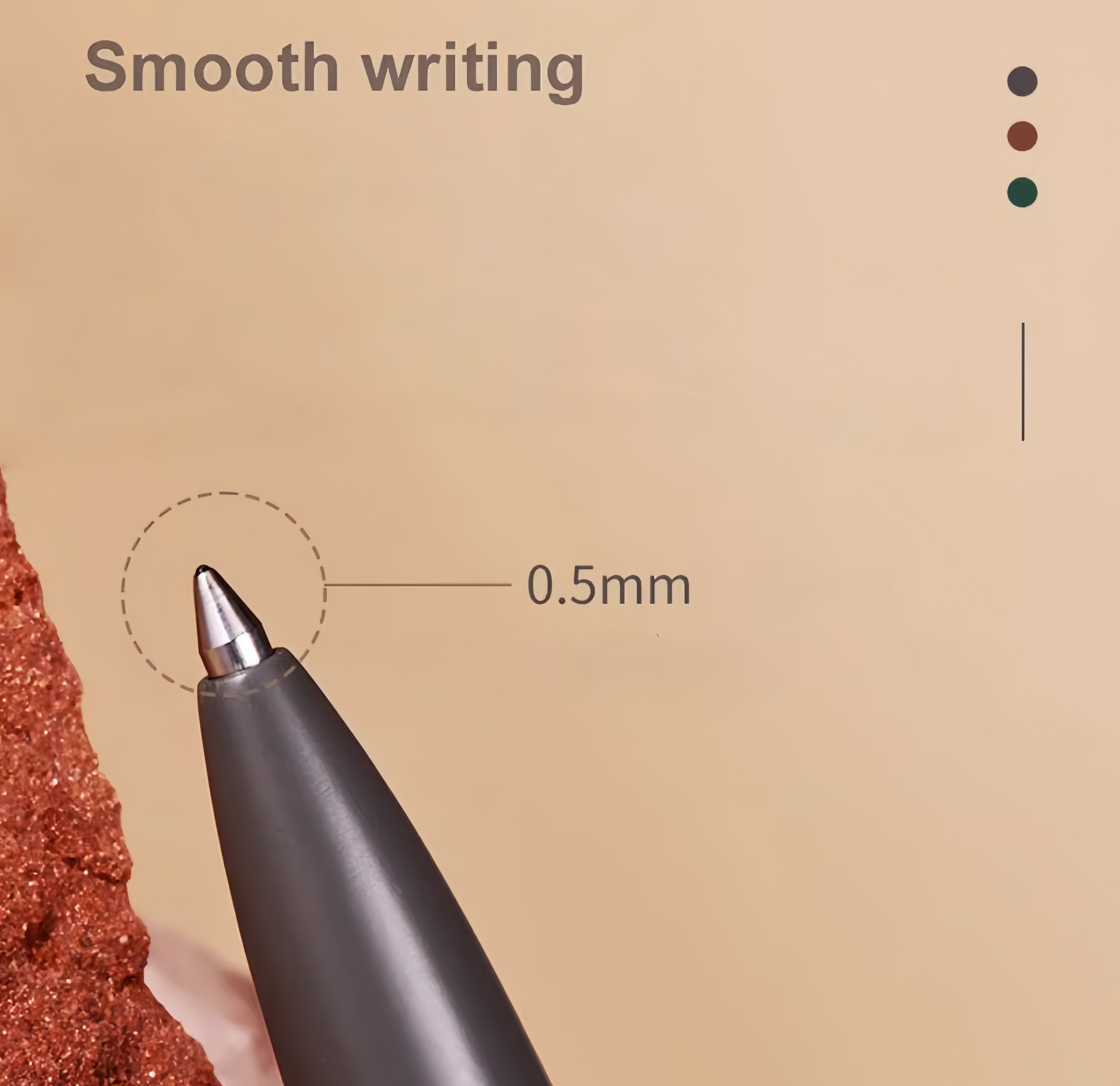 Premium Metal Bullet-Tip Gel Pen Gift Set